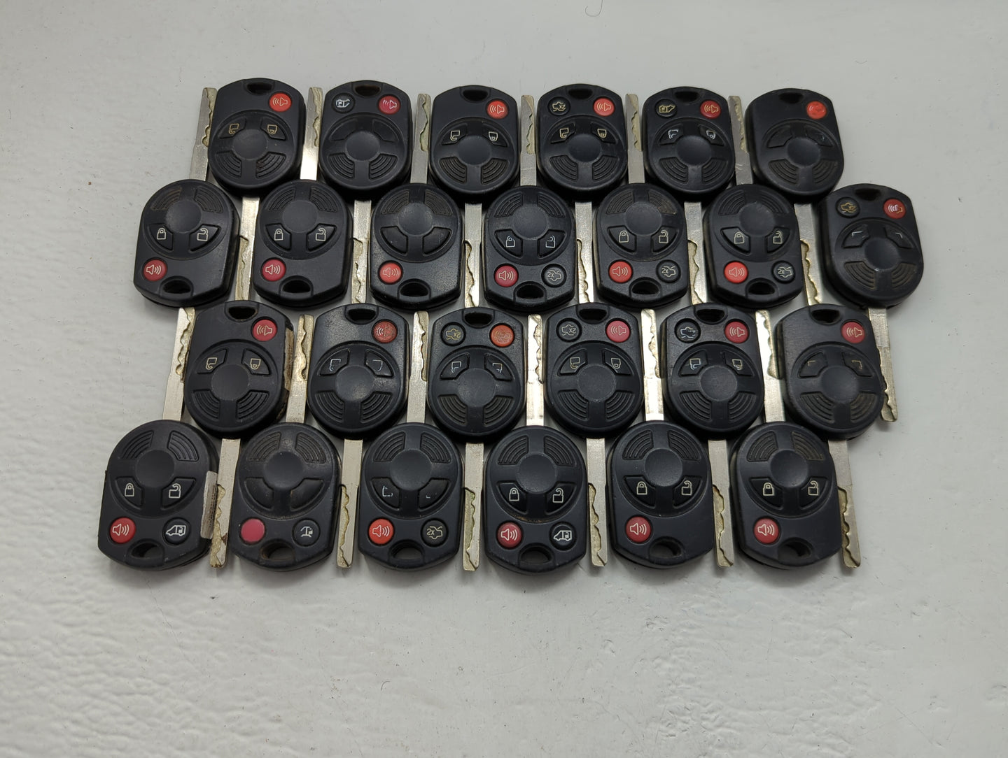Lot of 25 Ford Keyless Entry Remote Fob OUCD6000022 MIXED PART NUMBERS - Oemusedautoparts1.com