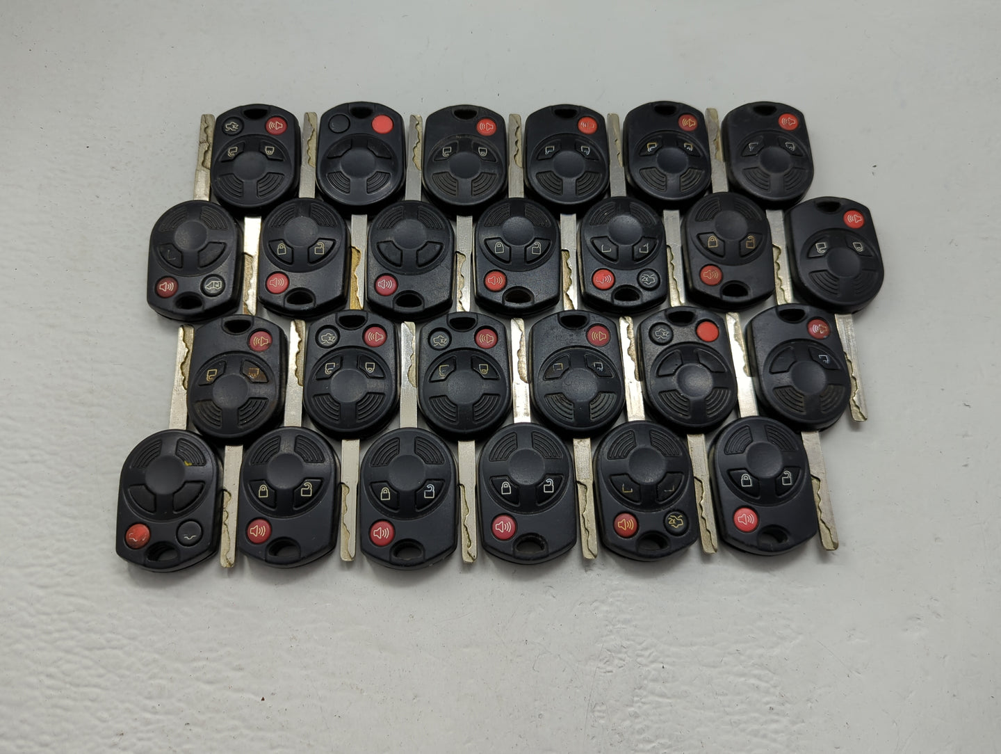 Lot of 25 Ford Keyless Entry Remote Fob OUCD6000022 MIXED PART NUMBERS - Oemusedautoparts1.com