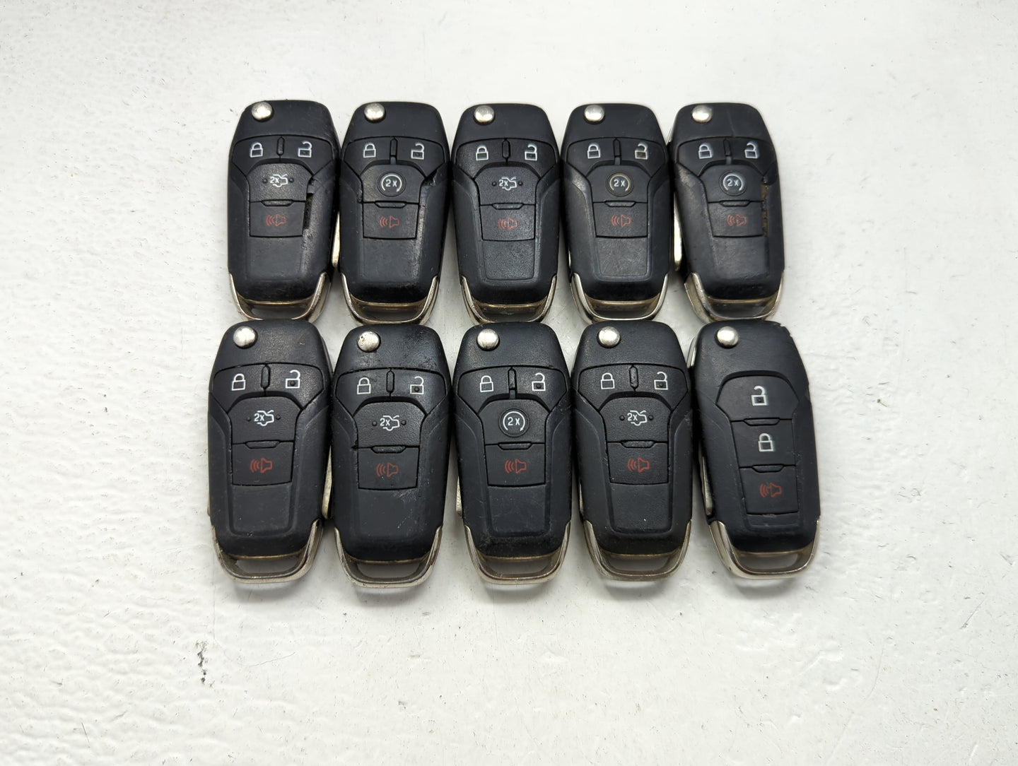 Lot of 10 Ford Keyless Entry Remote Fob N5F-A08TAA | N5F-A08TDA MIXED - Oemusedautoparts1.com