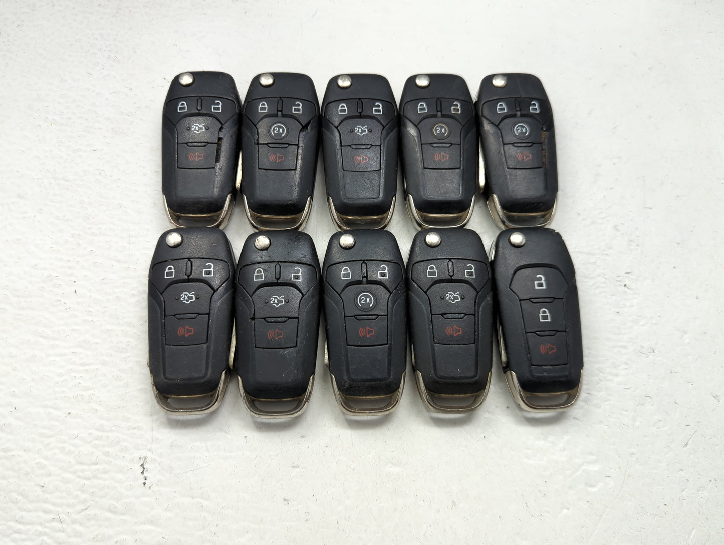 Lot of 10 Ford Keyless Entry Remote Fob N5F-A08TAA | N5F-A08TDA MIXED - Oemusedautoparts1.com