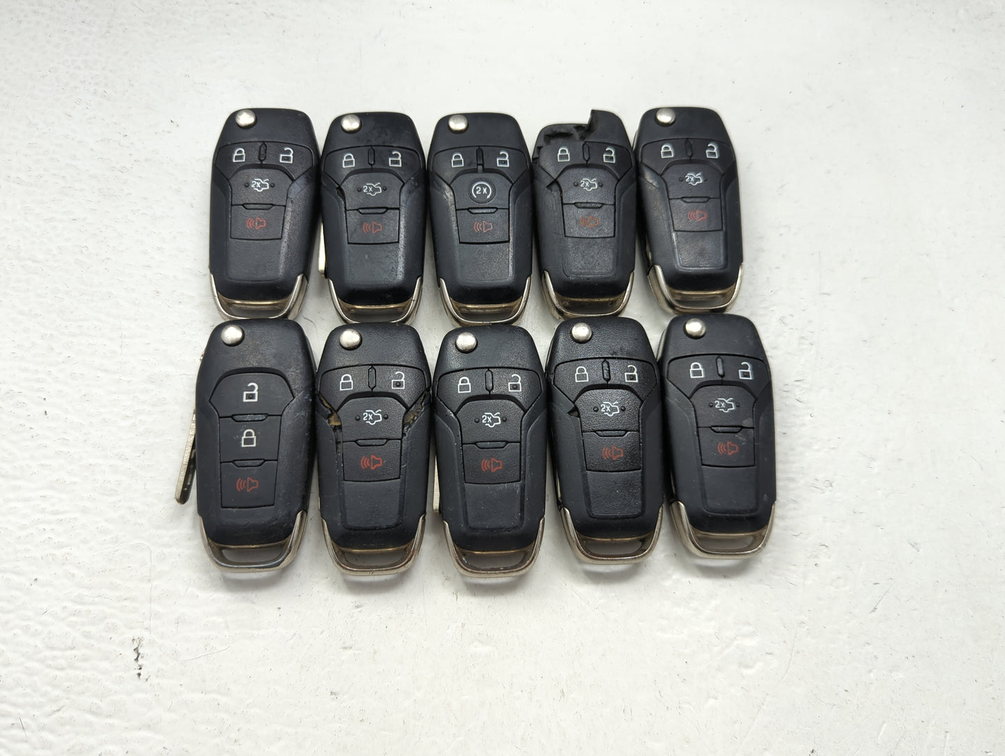 Lot of 10 Ford Keyless Entry Remote Fob N5F-A08TAA | N5F-A08TDA MIXED - Oemusedautoparts1.com