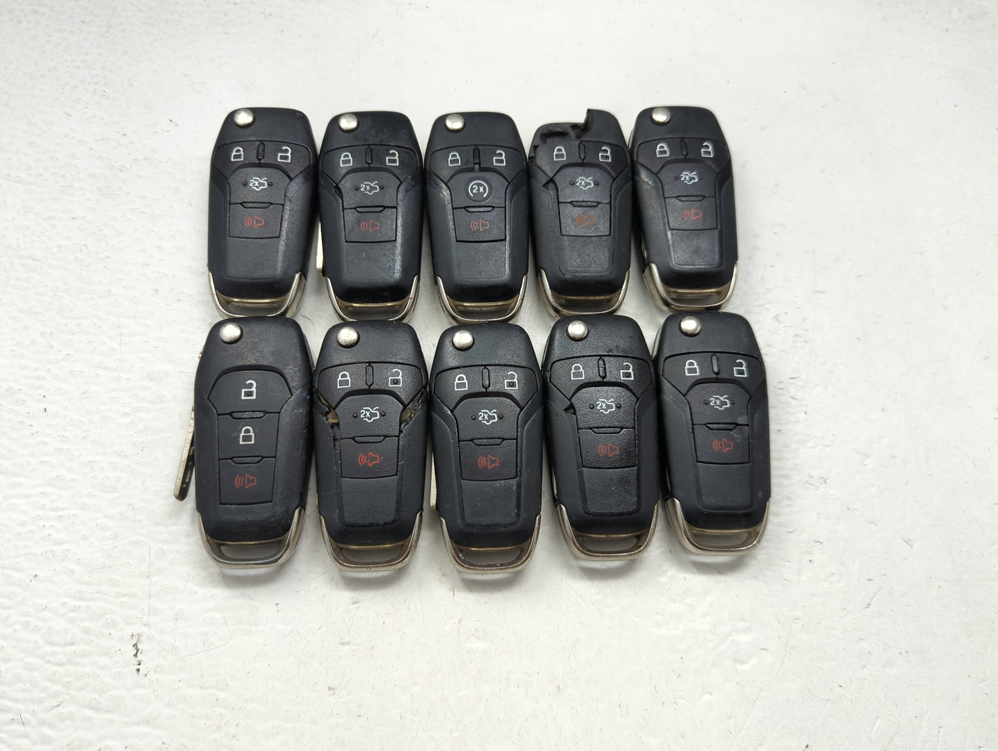 Lot of 10 Ford Keyless Entry Remote Fob N5F-A08TAA | N5F-A08TDA MIXED - Oemusedautoparts1.com