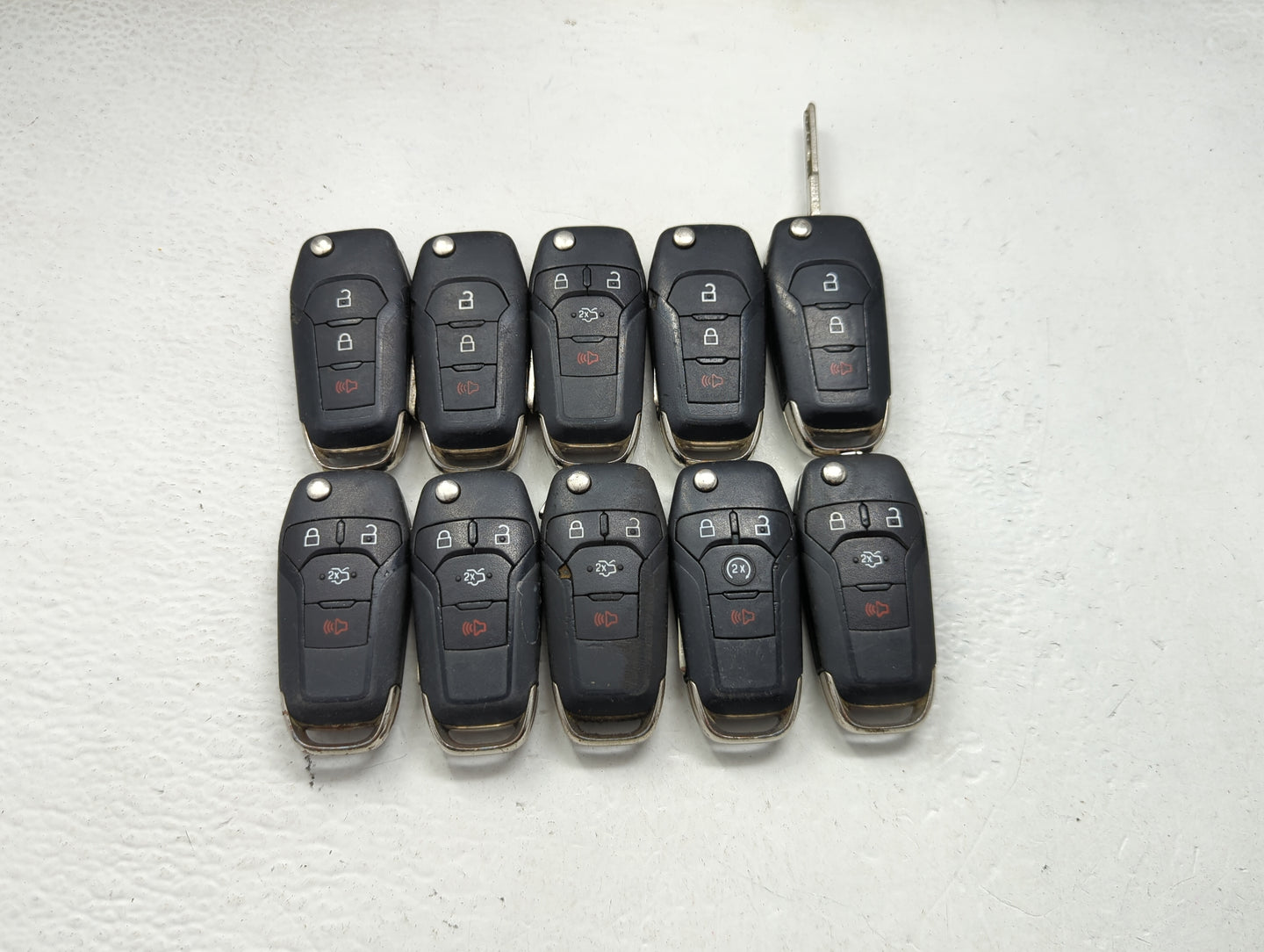 Lot of 10 Ford Keyless Entry Remote Fob N5F-A08TAA | N5F-A08TDA MIXED - Oemusedautoparts1.com