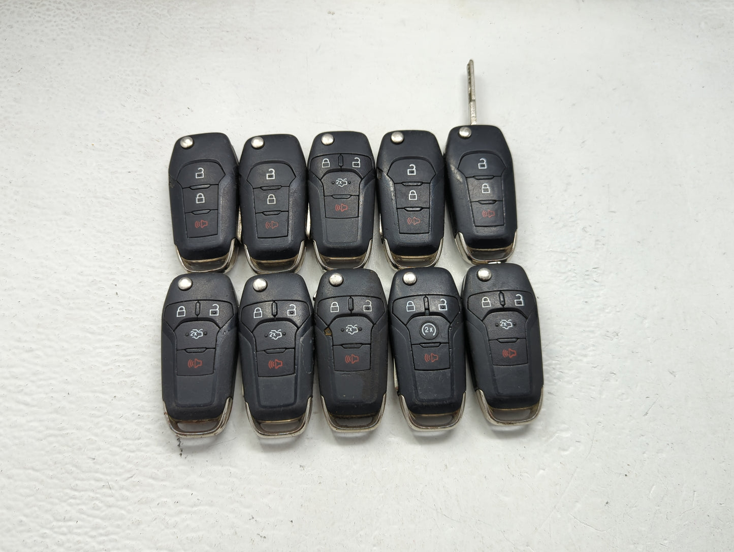 Lot of 10 Ford Keyless Entry Remote Fob N5F-A08TAA | N5F-A08TDA MIXED - Oemusedautoparts1.com