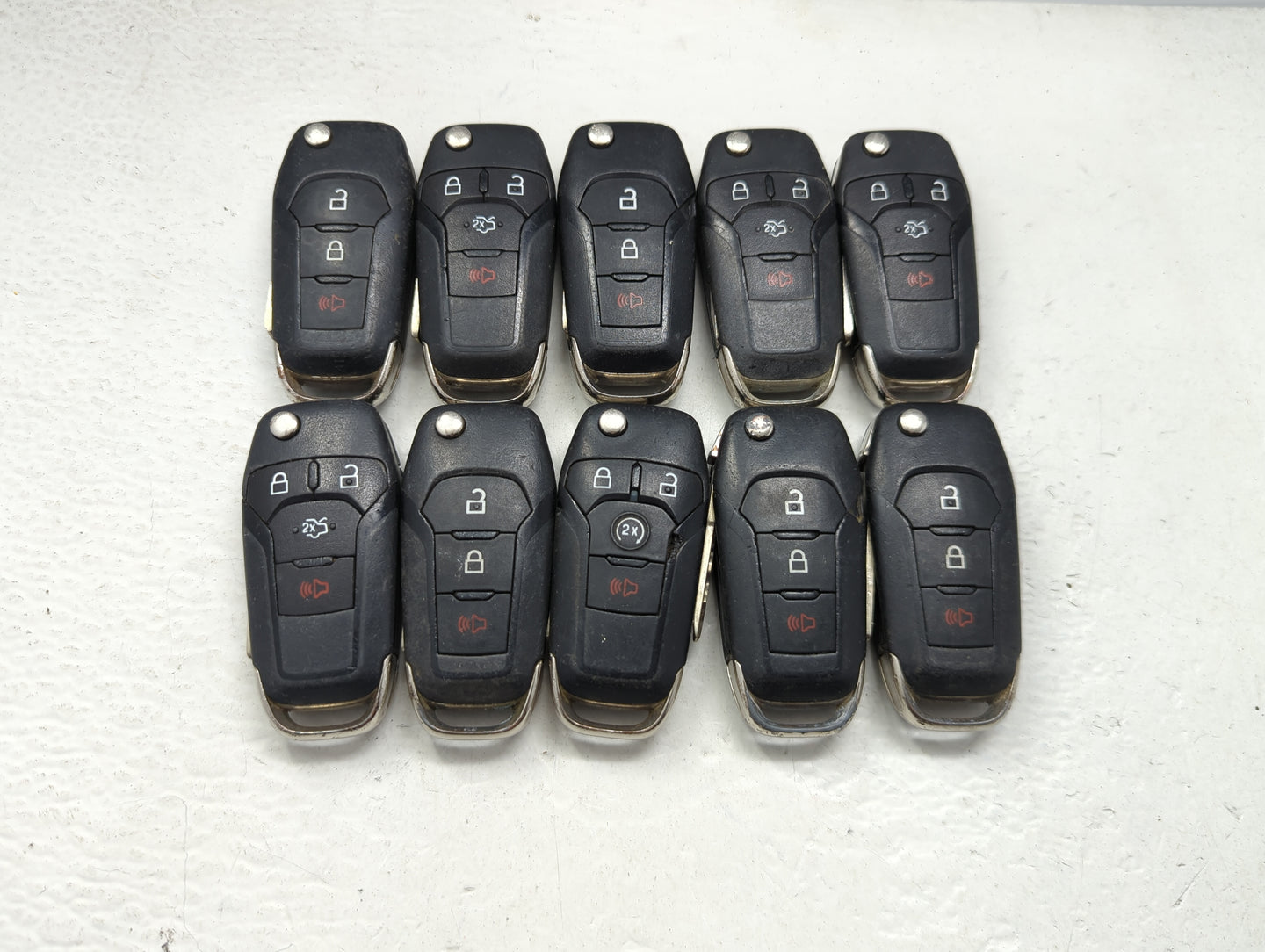 Lot of 10 Ford Keyless Entry Remote Fob N5F-A08TAA | N5F-A08TDA MIXED - Oemusedautoparts1.com