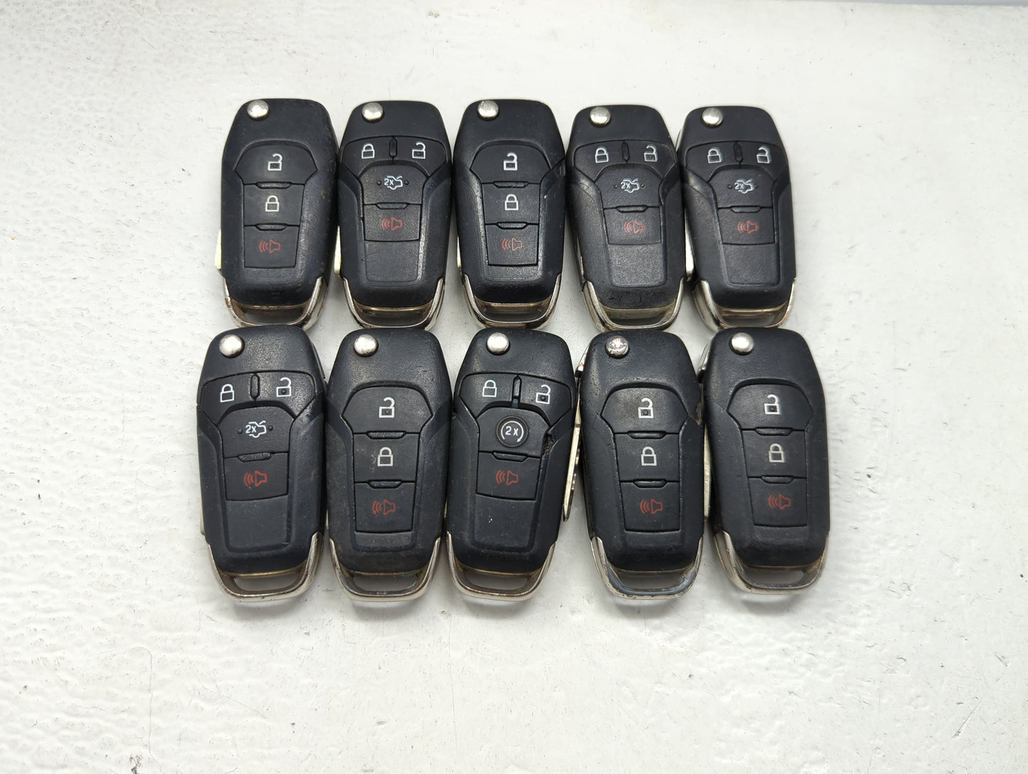 Lot of 10 Ford Keyless Entry Remote Fob N5F-A08TAA | N5F-A08TDA MIXED - Oemusedautoparts1.com