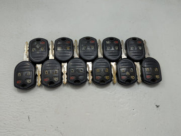 Lot of 11 Ford Keyless Entry Remote Fob MIXED FCC IDS 1476219 - Oemusedautoparts1.com