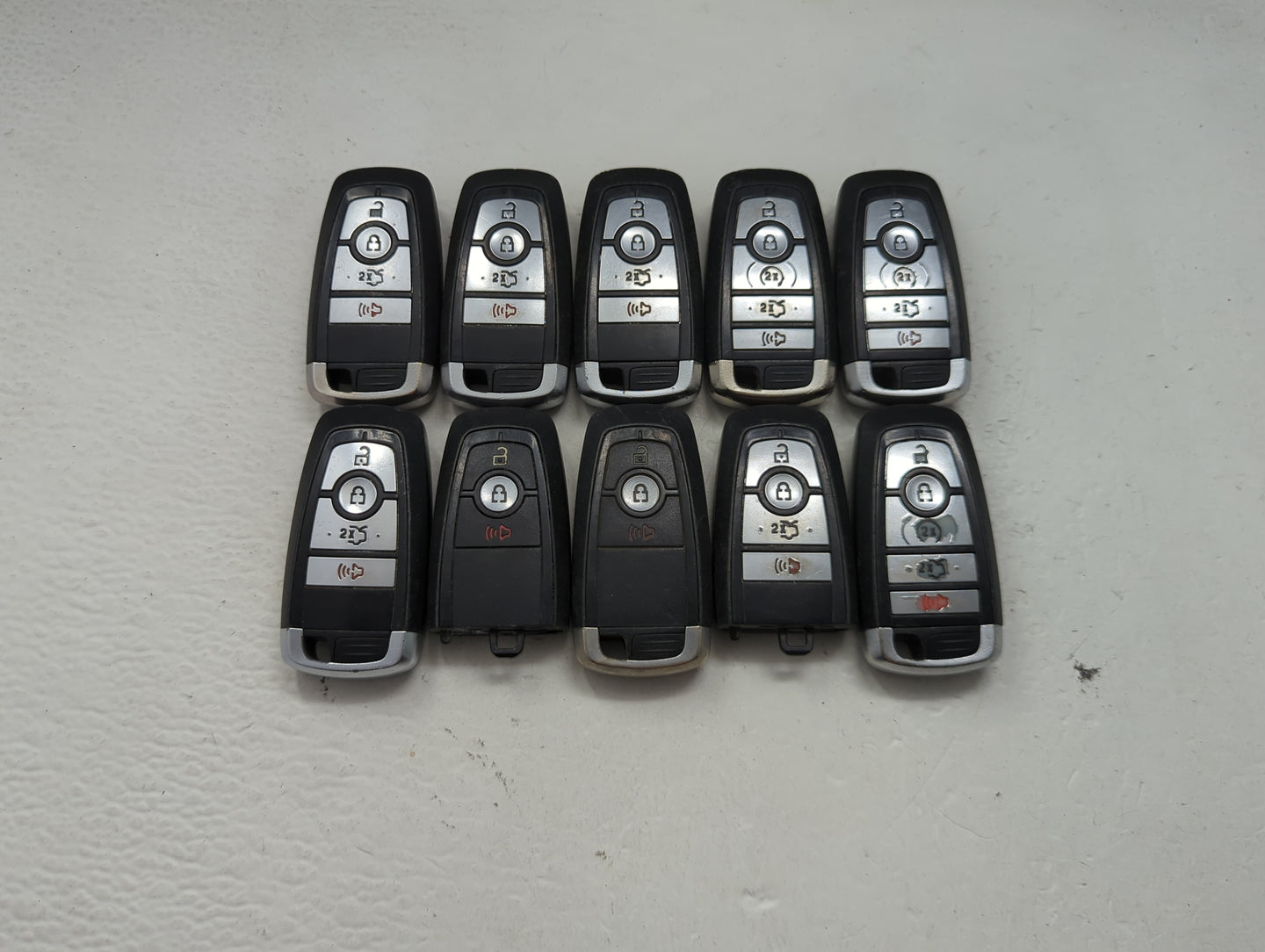 Lot of 10 Ford Keyless Entry Remote Fob MIXED FCC IDS MIXED PART NUMBERS 1476365 - Oemusedautoparts1.com