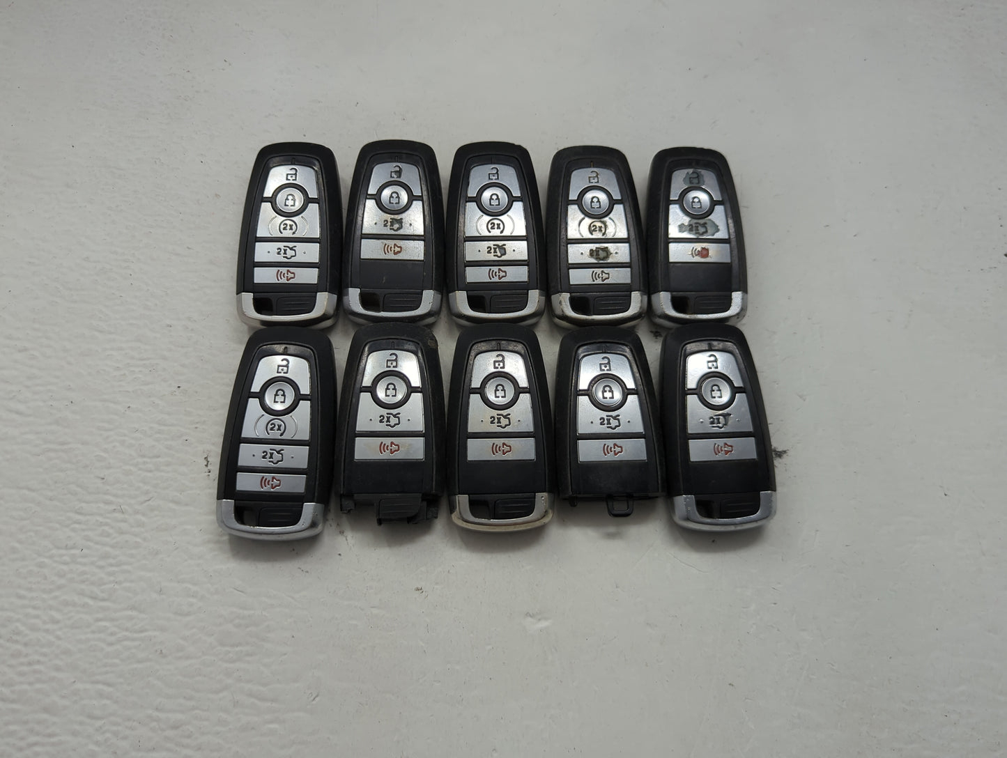 Lot of 10 Ford Keyless Entry Remote Fob MIXED FCC IDS MIXED PART NUMBERS 1476367 - Oemusedautoparts1.com