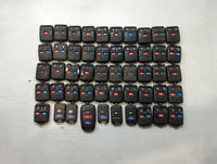 Lot of 50 Ford Keyless Entry Remote Fob MIXED FCC IDS MIXED PART NUMBERS - Oemusedautoparts1.com