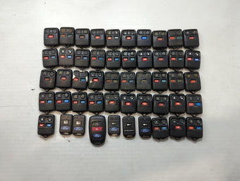 compare product Lot of 50 Ford Keyless Entry Remote Fob MIXED FCC IDS MIXED PART NUMBERS