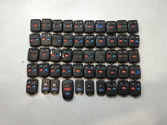 Lot of 50 Ford Keyless Entry Remote Fob MIXED FCC IDS MIXED PART NUMBERS - Oemusedautoparts1.com