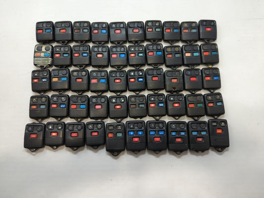 Lot of 50 Ford Keyless Entry Remote Fob MIXED FCC IDS MIXED PART NUMBERS - Oemusedautoparts1.com