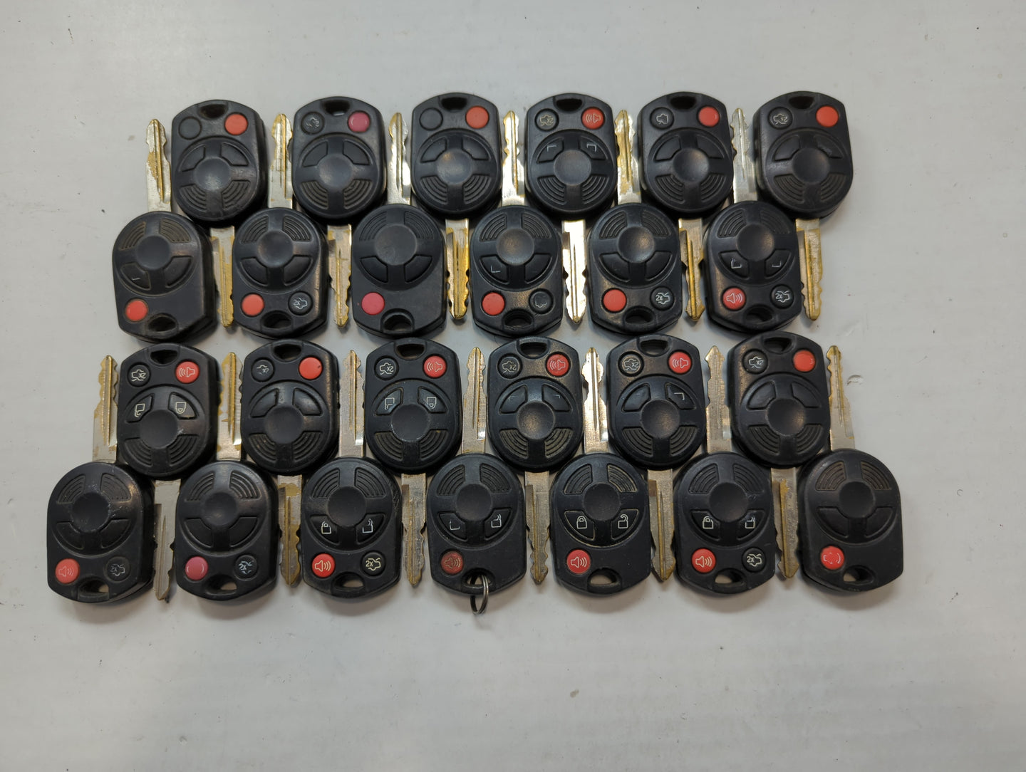 Lot of 25 Ford Keyless Entry Remote Fob MIXED FCC IDS MIXED PART NUMBERS - Oemusedautoparts1.com