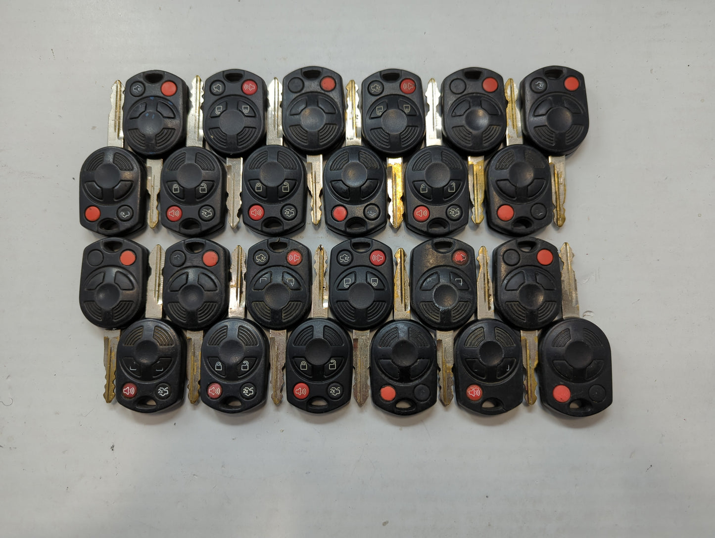 Lot of 25 Ford Keyless Entry Remote Fob MIXED FCC IDS MIXED PART NUMBERS - Oemusedautoparts1.com