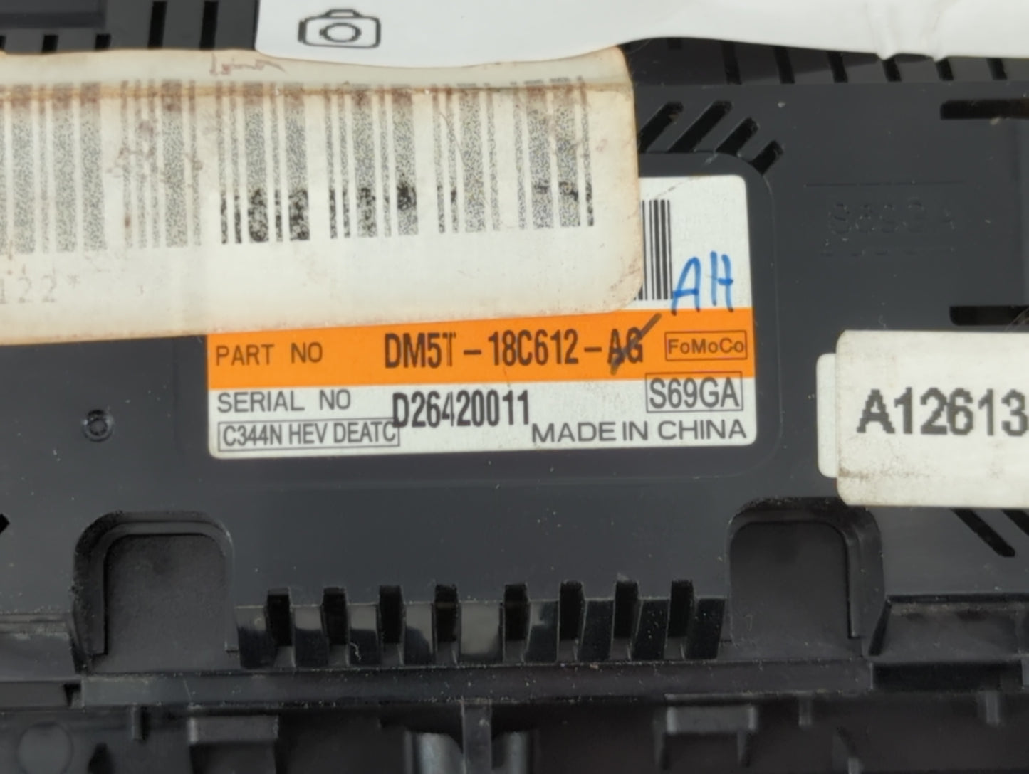 2013-2016 Ford C-Max Climate Control Module Temperature AC/Heater Replacement P/N:DM5T-18C612-AG Fits Fits 2013 2014 2015 20