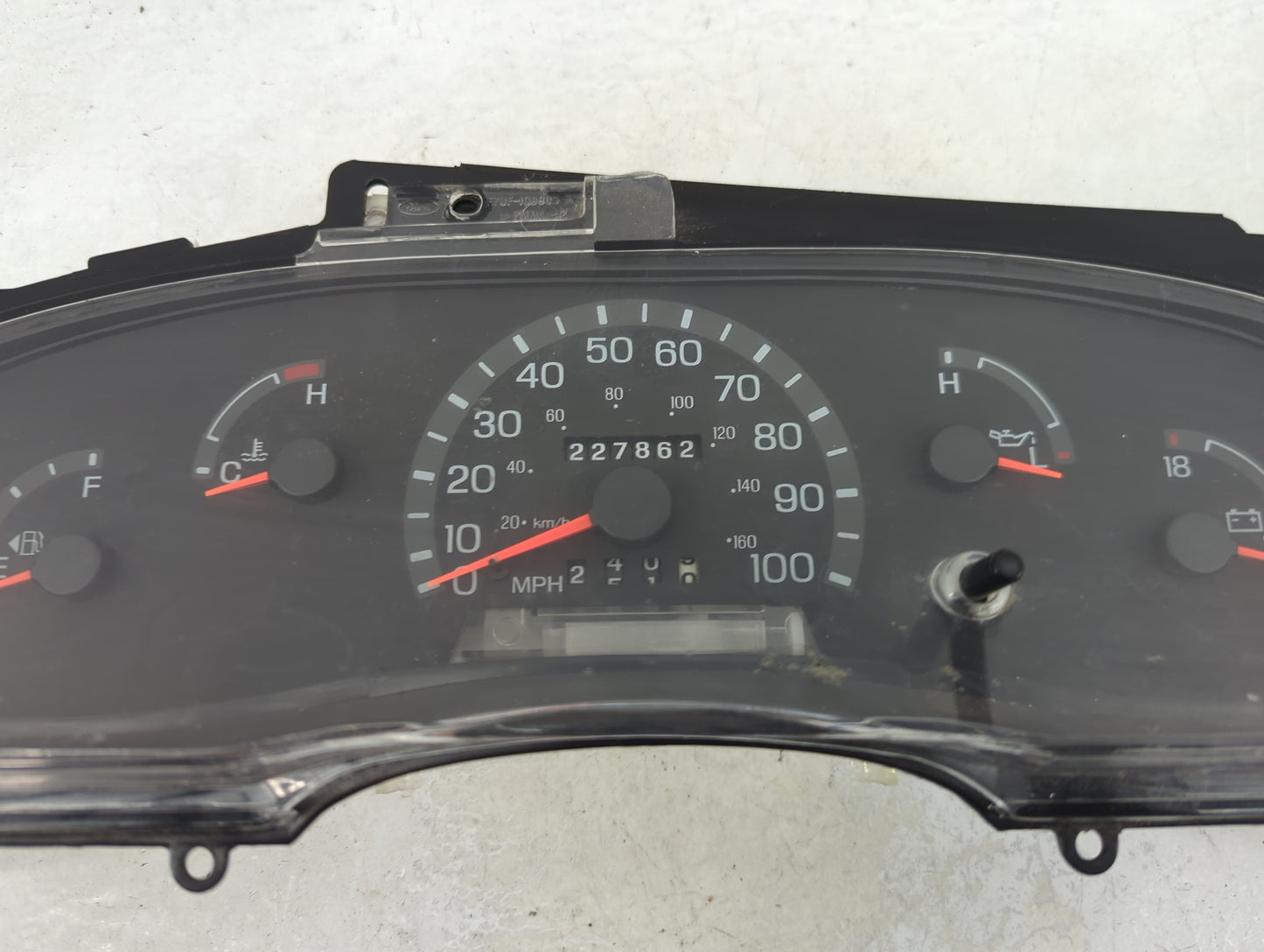 0 Ford E-250 Instrument Cluster Speedometer Gauges Fits OEM Used Auto Parts - Oemusedautoparts1.com