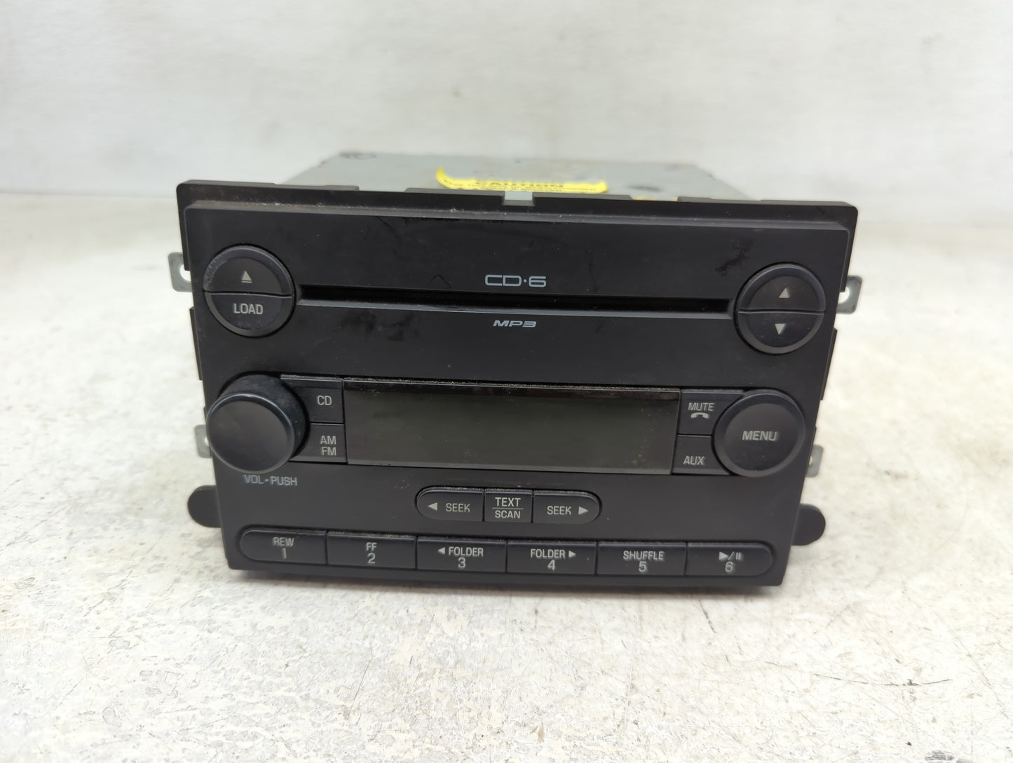2007 Ford Edge Radio AM FM Cd Player Receiver Replacement Fits OEM Used Auto Parts - Oemusedautoparts1.com
