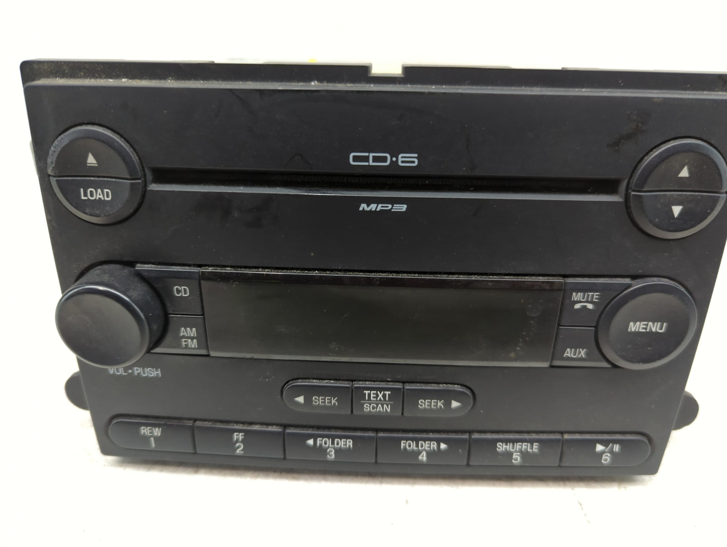 2007 Ford Edge Radio AM FM Cd Player Receiver Replacement Fits OEM Used Auto Parts - Oemusedautoparts1.com