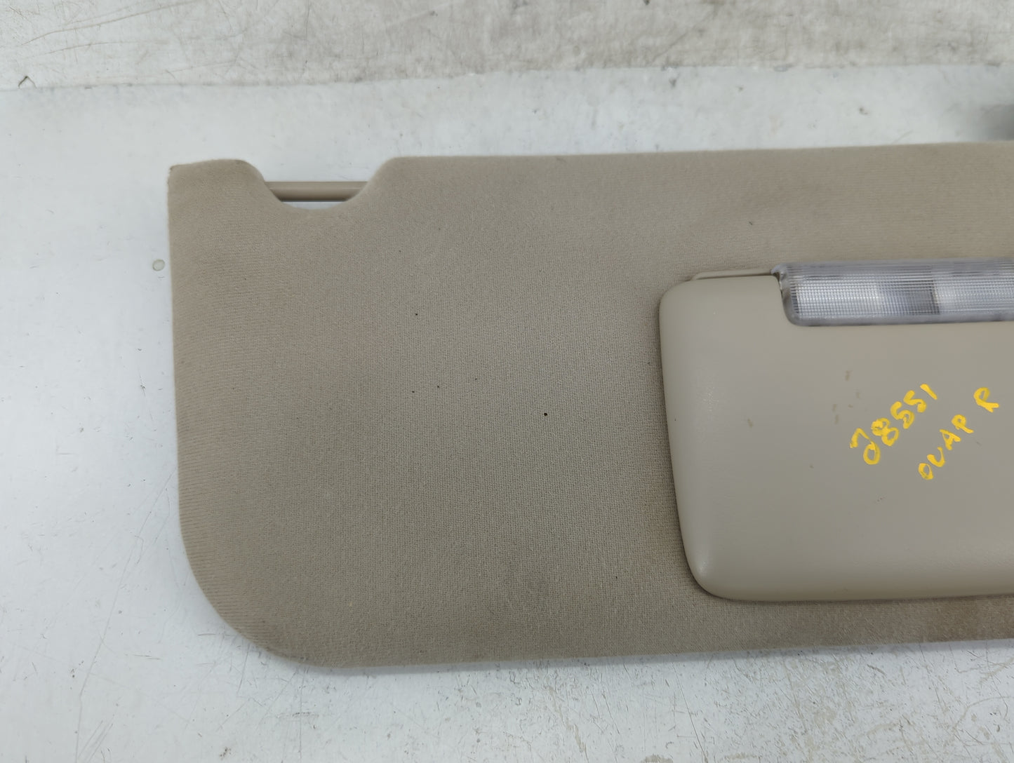 2007-2010 Ford Edge Sun Visor Shade Replacement Passenger Right Mirror Fits Fits 2007 2008 2009 2010 OEM Used Auto Parts - O