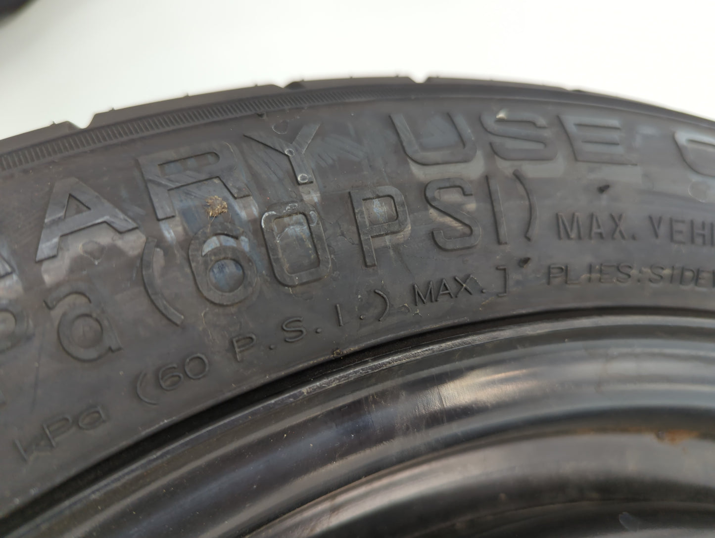 2013-2019 Ford Escape Spare Donut Tire Wheel Rim Oem - Oemusedautoparts1.com