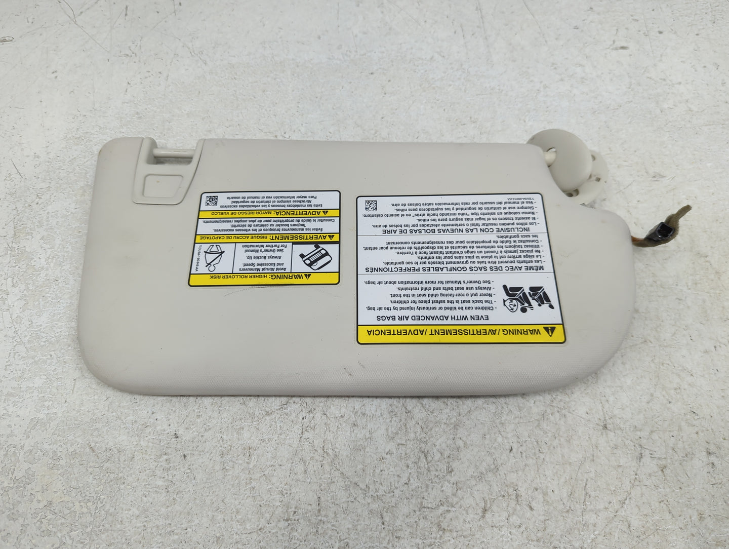 2013-2019 Ford Escape Sun Visor Shade Replacement Driver Left Mirror Fits Fits 2013 2014 2015 2016 2017 2018 2019 OEM Used A