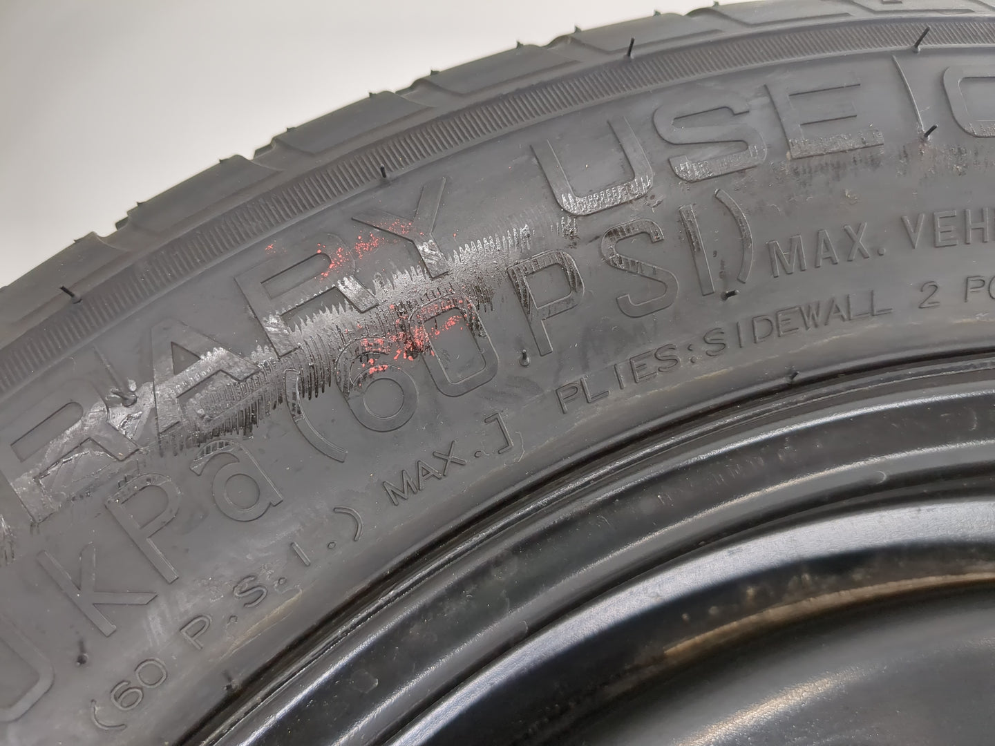 2013-2016 Ford Escape Spare Donut Tire Wheel Rim Oem - Oemusedautoparts1.com