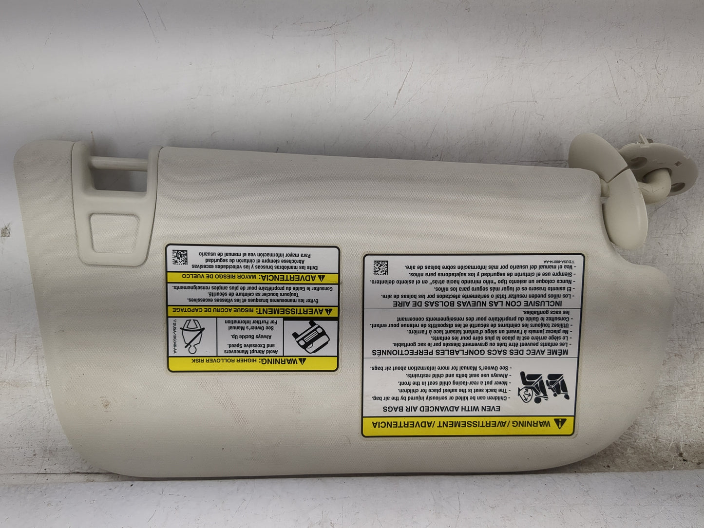 2013-2019 Ford Escape Sun Visor Shade Replacement Driver Left Mirror Fits Fits 2013 2014 2015 2016 2017 2018 2019 OEM Used A