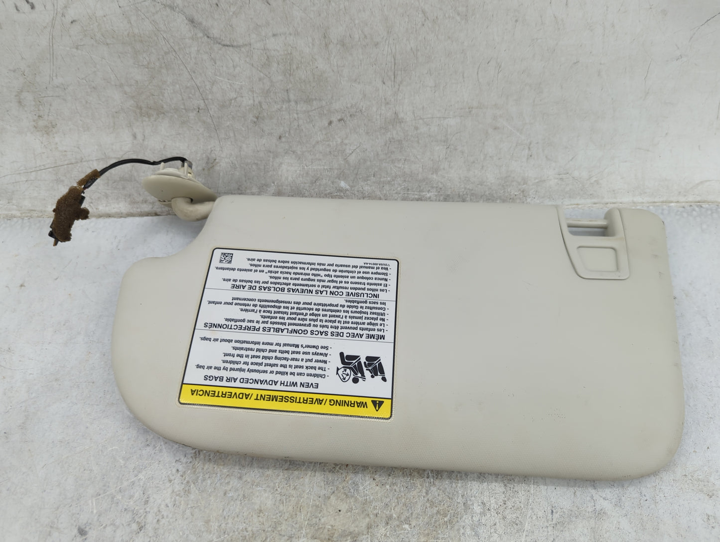 2013-2019 Ford Escape Sun Visor Shade Replacement Passenger Right Mirror Fits Fits 2013 2014 2015 2016 2017 2018 2019 OEM Us