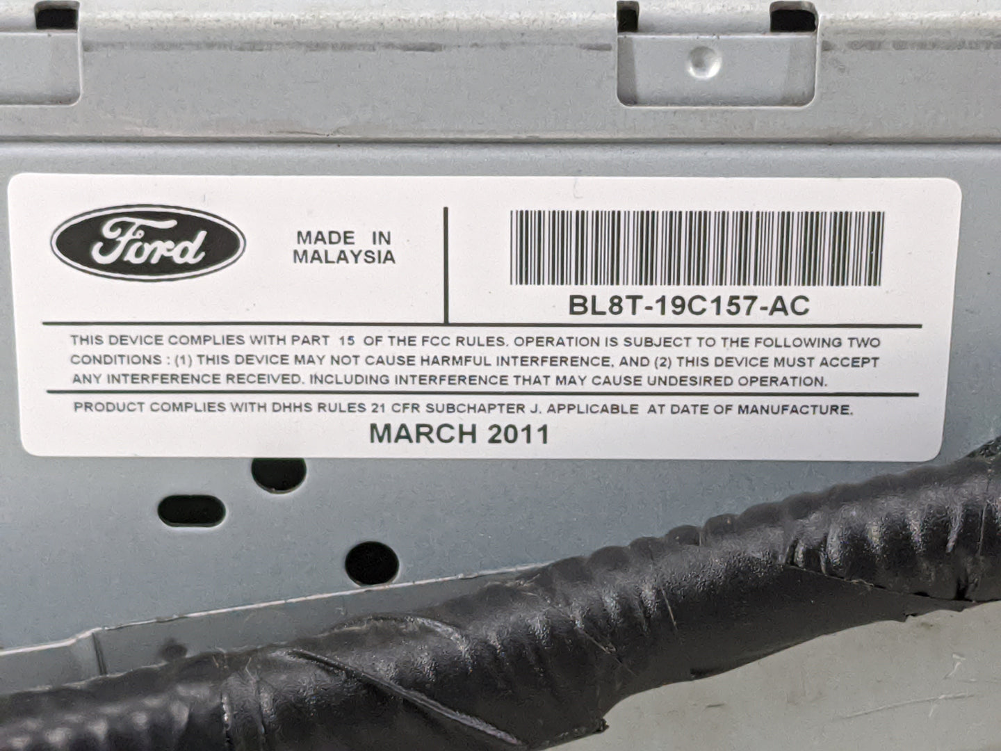 0 Ford Escape Radio AM FM Cd Player Receiver Replacement Fits OEM Used Auto Parts - Oemusedautoparts1.com