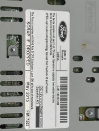 2015-2016 Ford Escape Radio AM FM Cd Player Receiver Replacement Fits Fits 2015 2016 OEM Used Auto Parts - Oemusedautoparts1