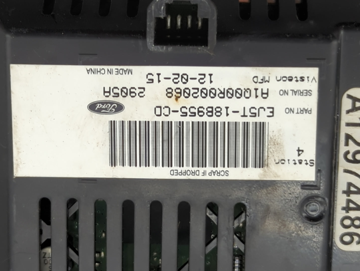 2013-2016 Ford Escape Information Display Screen 1354814 - Oemusedautoparts1.com