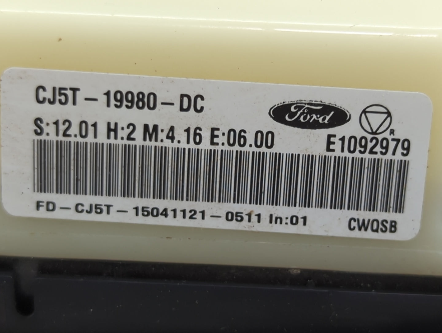 2013-2016 Ford Escape Climate Control Module Temperature AC/Heater Replacement Fits Fits 2013 2014 2015 2016 OEM Used Auto P