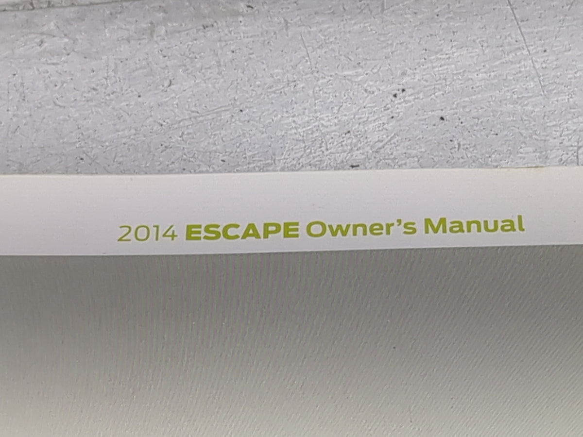 0 Ford Escape Owners Manual Book Guide OEM Used Auto Parts - Oemusedautoparts1.com