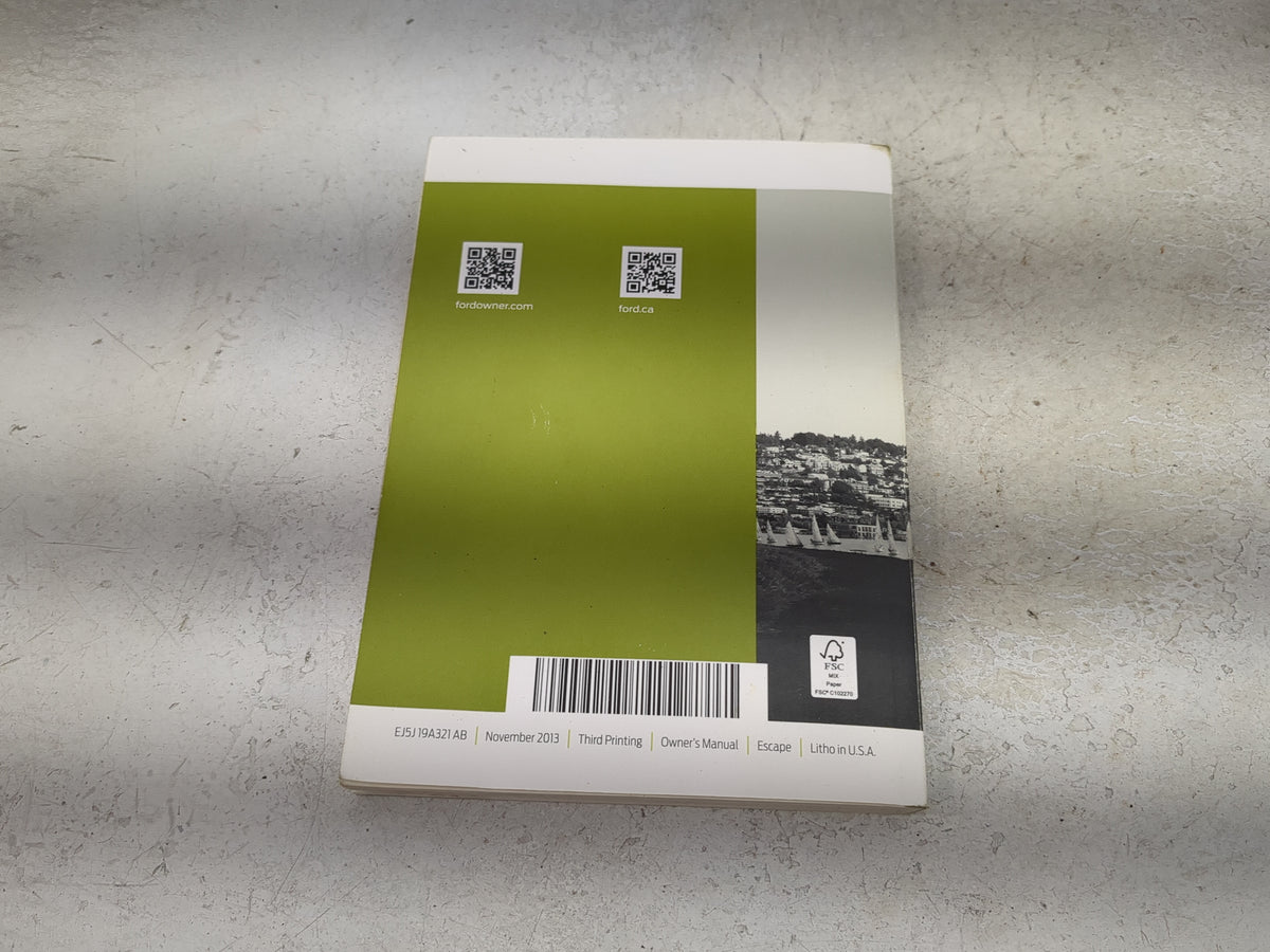 0 Ford Escape Owners Manual Book Guide OEM Used Auto Parts - Oemusedautoparts1.com