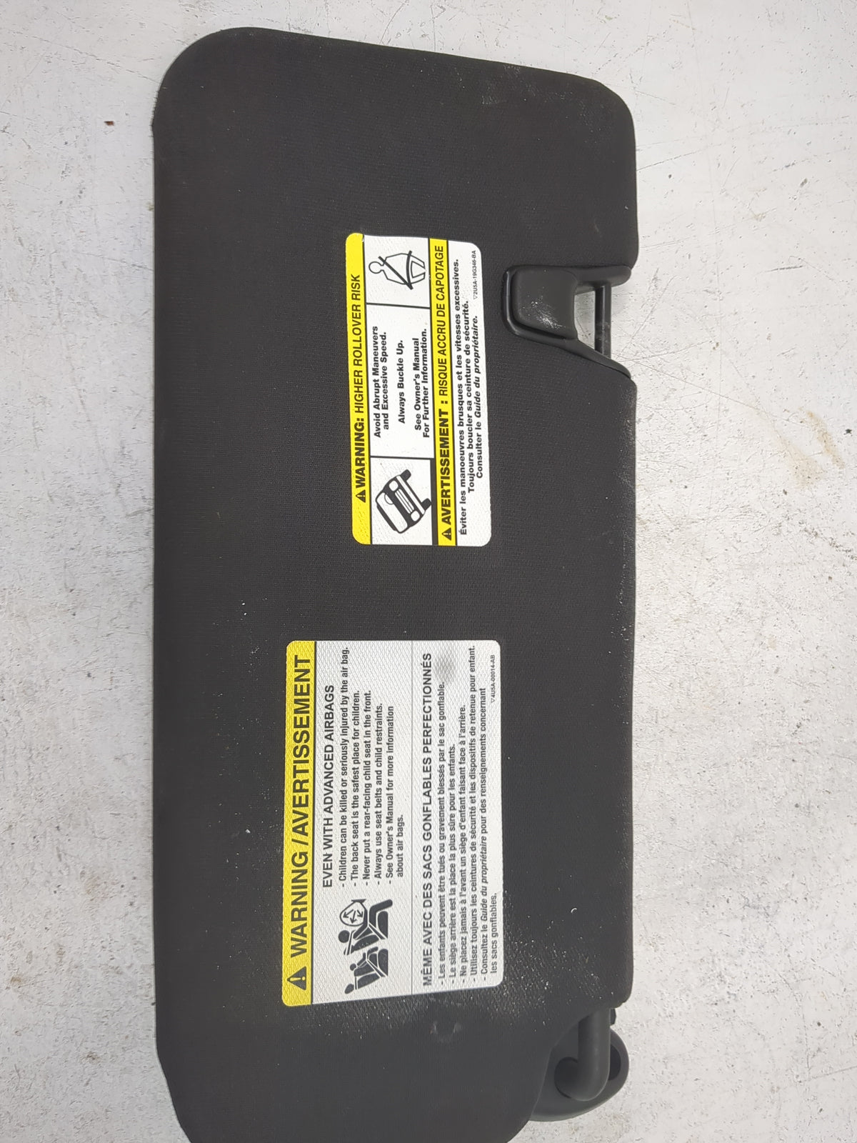 2010-2012 Ford Escape Sun Visor Shade Replacement Driver Left Mirror Fits Fits 2010 2011 2012 OEM Used Auto Parts - Oemuseda
