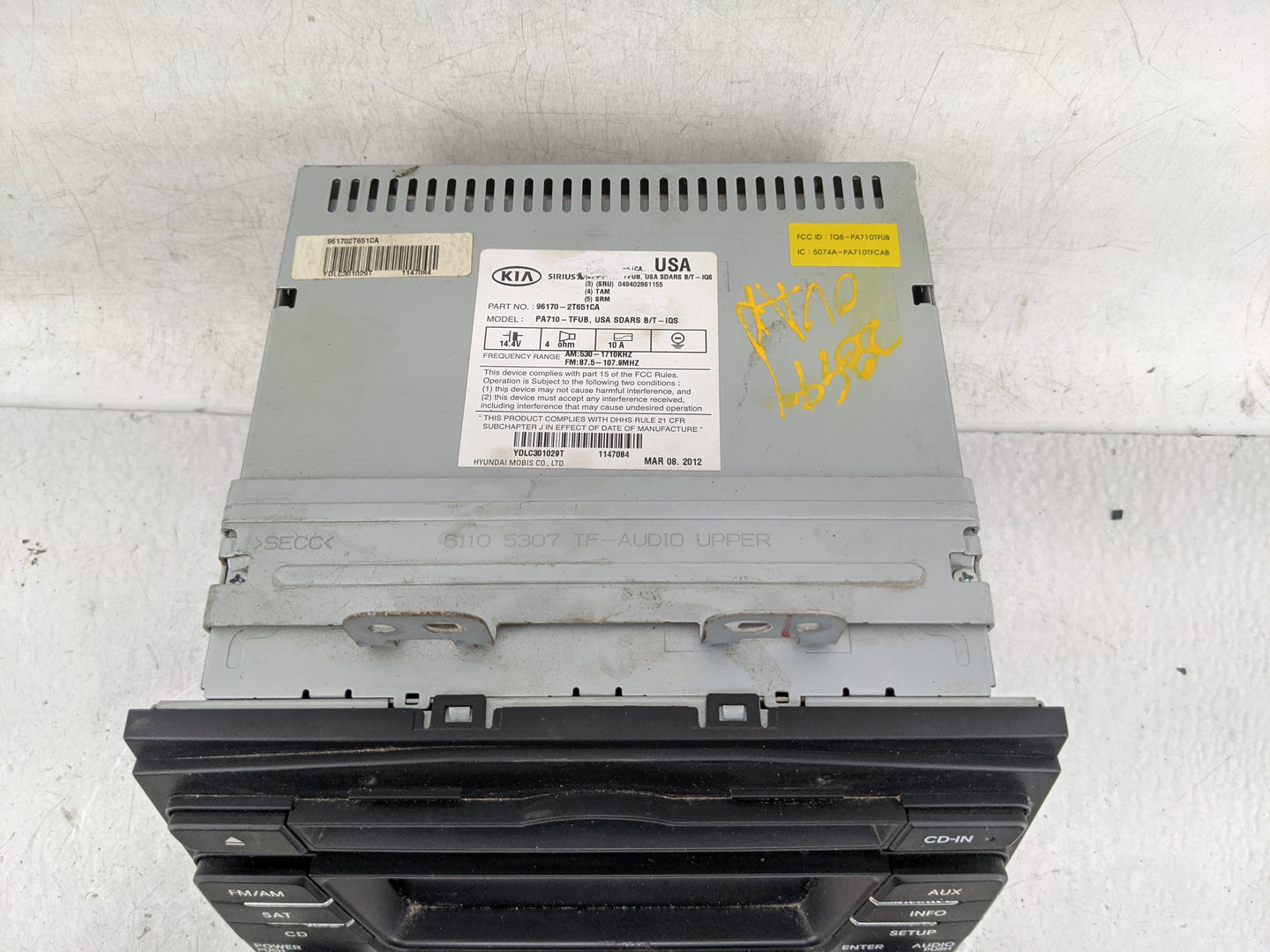 2017-2019 Ford Escape Radio AM FM Cd Player Receiver Replacement Fits Fits 2017 2018 2019 OEM Used Auto Parts - Oemusedautop
