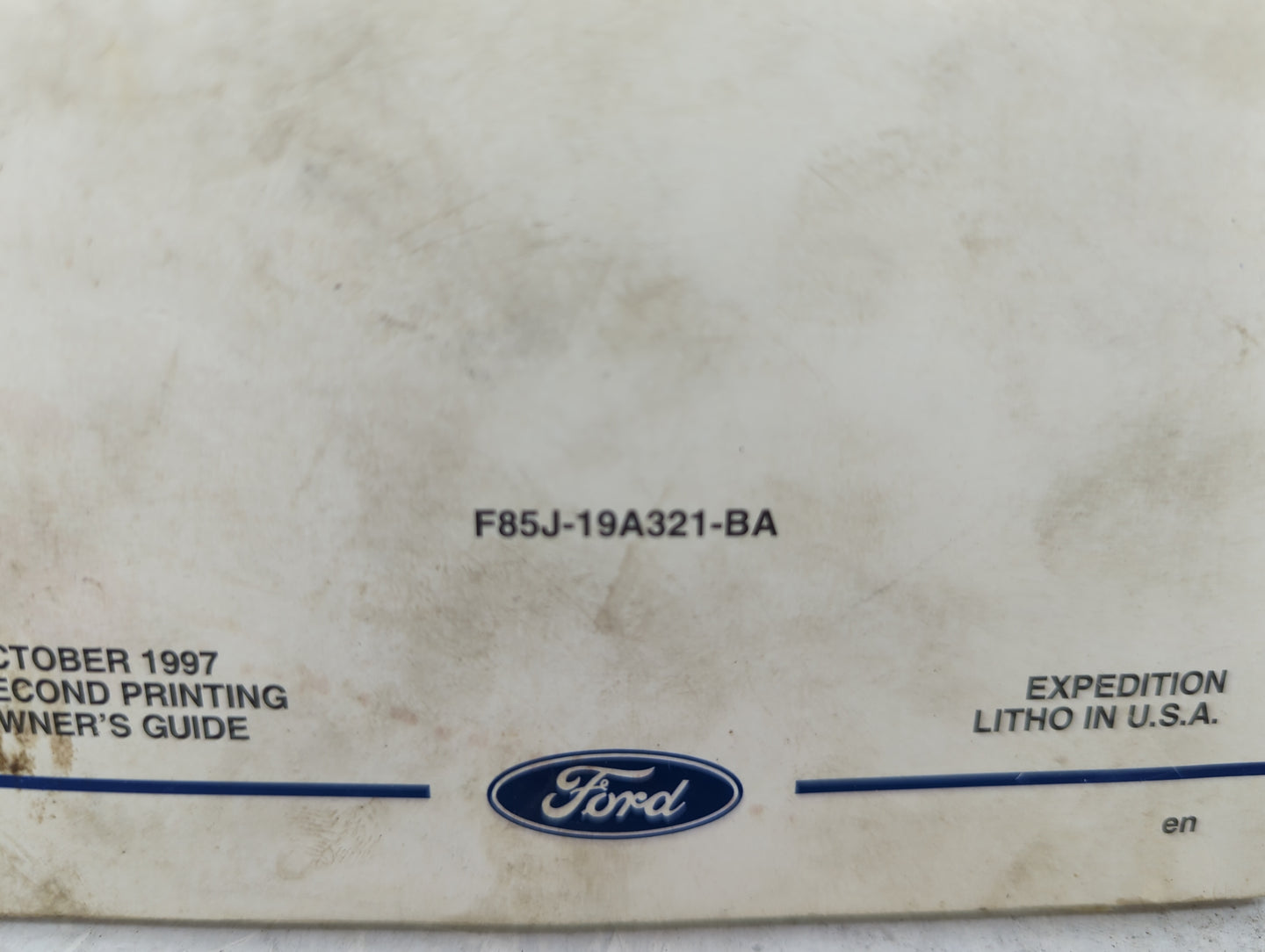 0 Ford Expedition Owners Manual Book Guide OEM Used Auto Parts - Oemusedautoparts1.com
