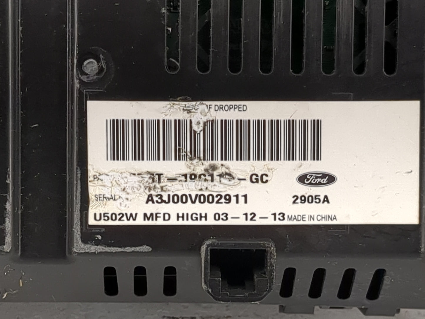 2014-2019 Ford Explorer Information Display Screen 5027163 - Oemusedautoparts1.com