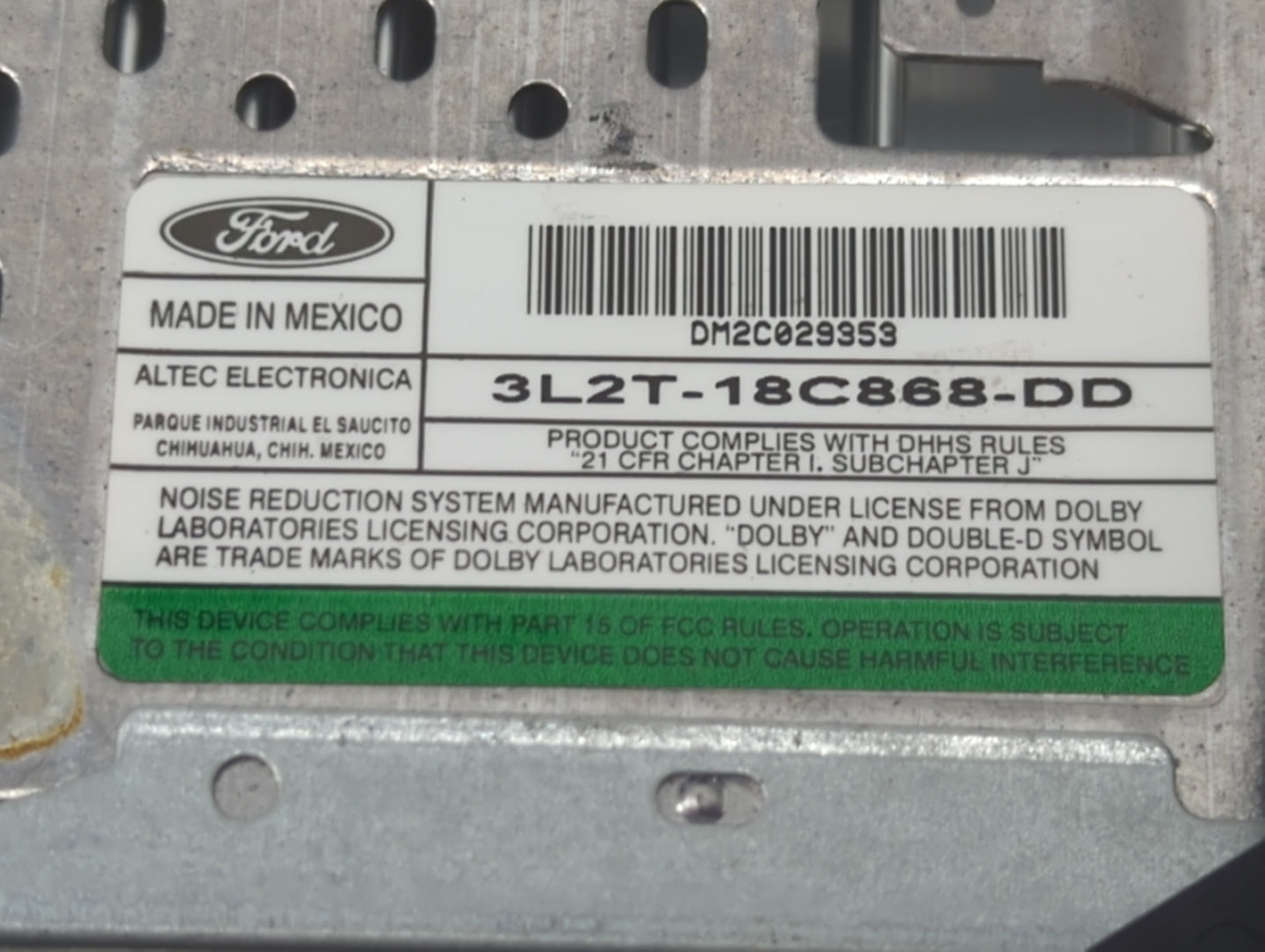 2003-2003 Ford Explorer Information Display Screen - Oemusedautoparts1.com