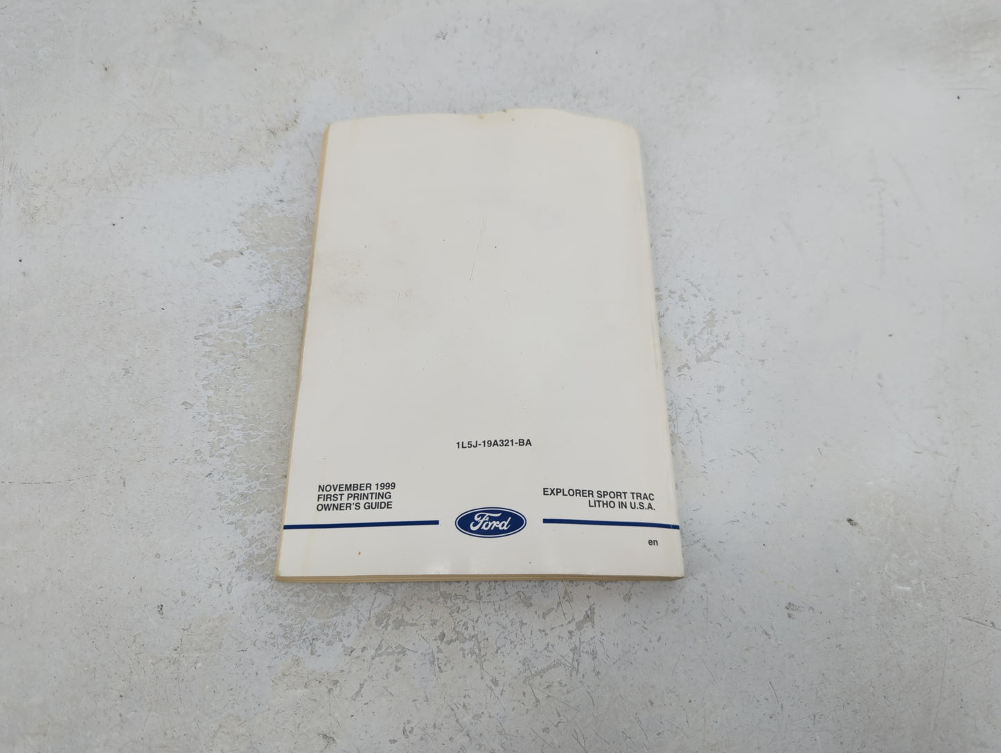 0 Ford Explorer Sport Trac Owners Manual Book Guide OEM Used Auto Parts - Oemusedautoparts1.com