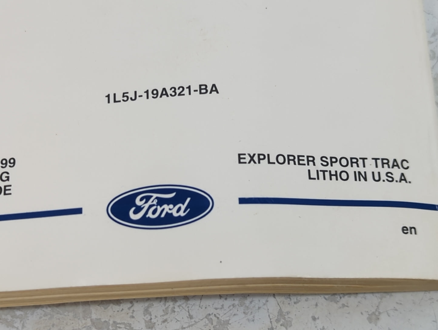 0 Ford Explorer Sport Trac Owners Manual Book Guide OEM Used Auto Parts - Oemusedautoparts1.com