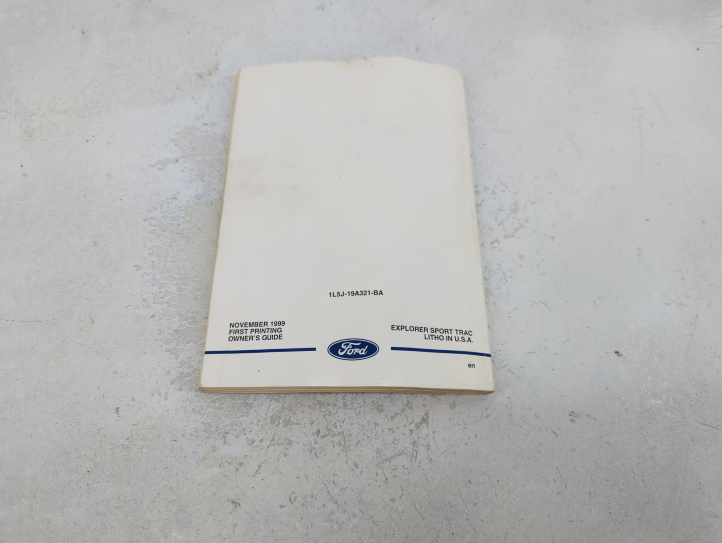 0 Ford Explorer Sport Trac Owners Manual Book Guide OEM Used Auto Parts - Oemusedautoparts1.com