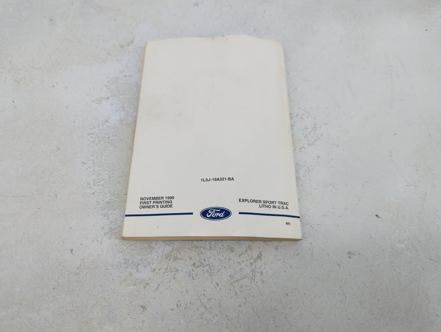0 Ford Explorer Sport Trac Owners Manual Book Guide OEM Used Auto Parts - Oemusedautoparts1.com