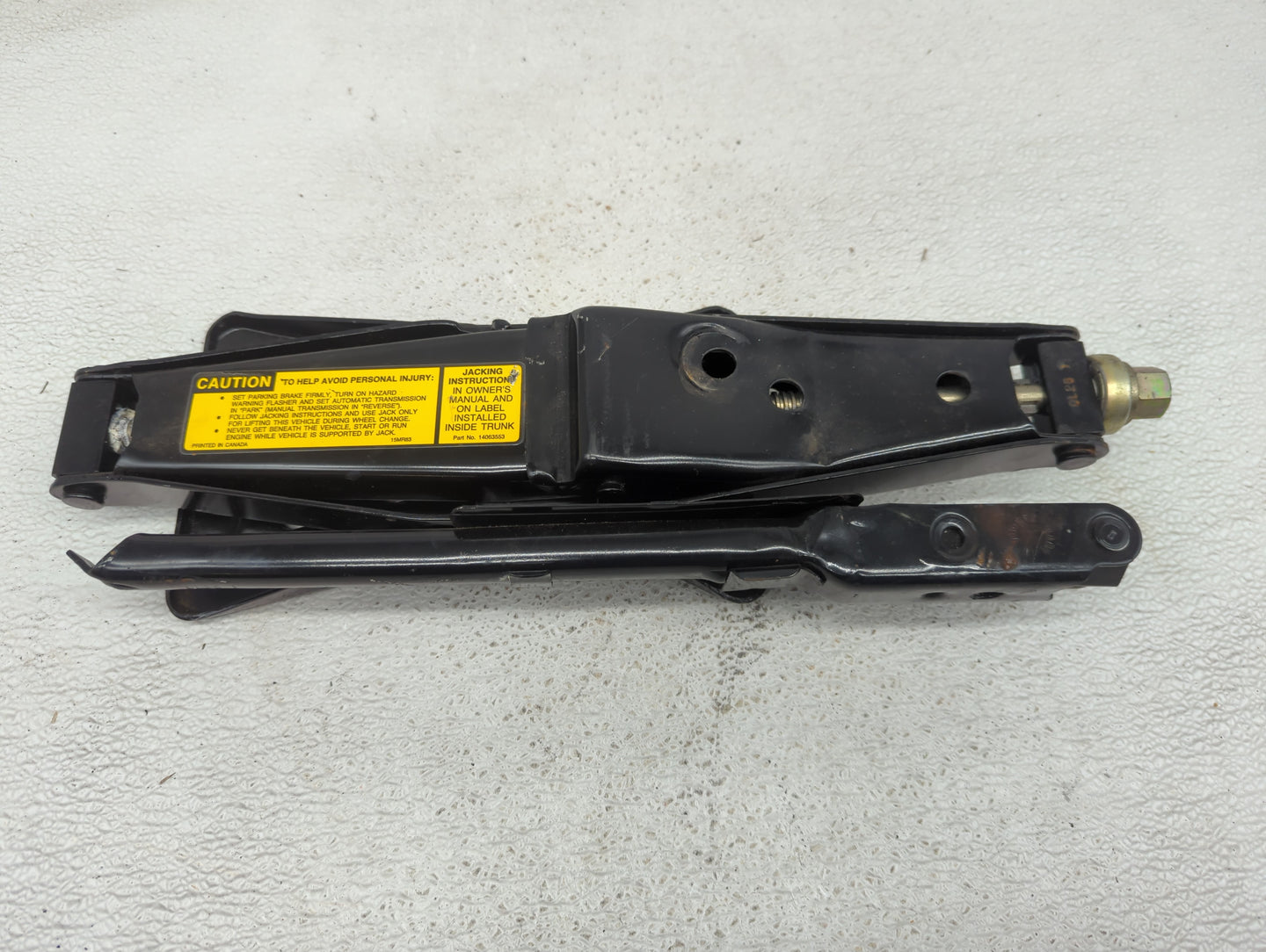 1999 Ford F-150 Spare Scissor Car Jack - Oemusedautoparts1.com