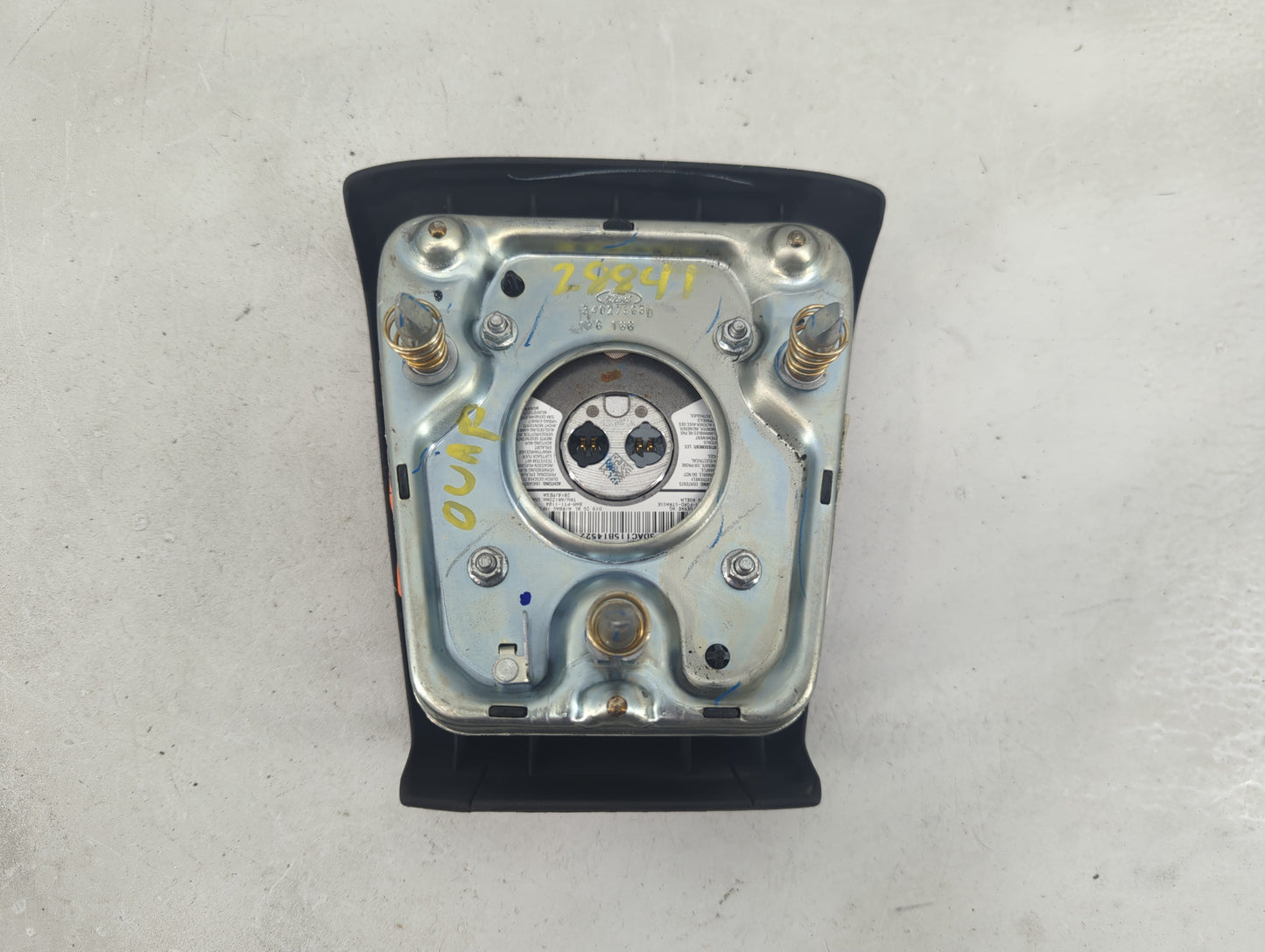 2009-2014 Ford F-150 Air Bag Driver Left Steering Wheel Mounted Black - Oemusedautoparts1.com