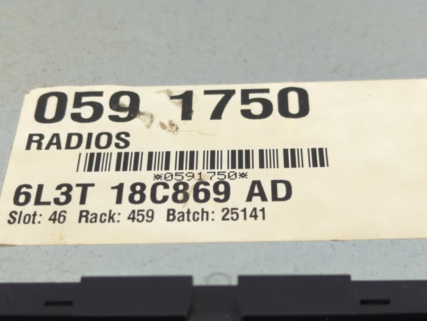 2005-2006 Ford F-150 Radio AM FM Cd Player Receiver Replacement Fits Fits 2005 2006 OEM Used Auto Parts - Oemusedautoparts1.