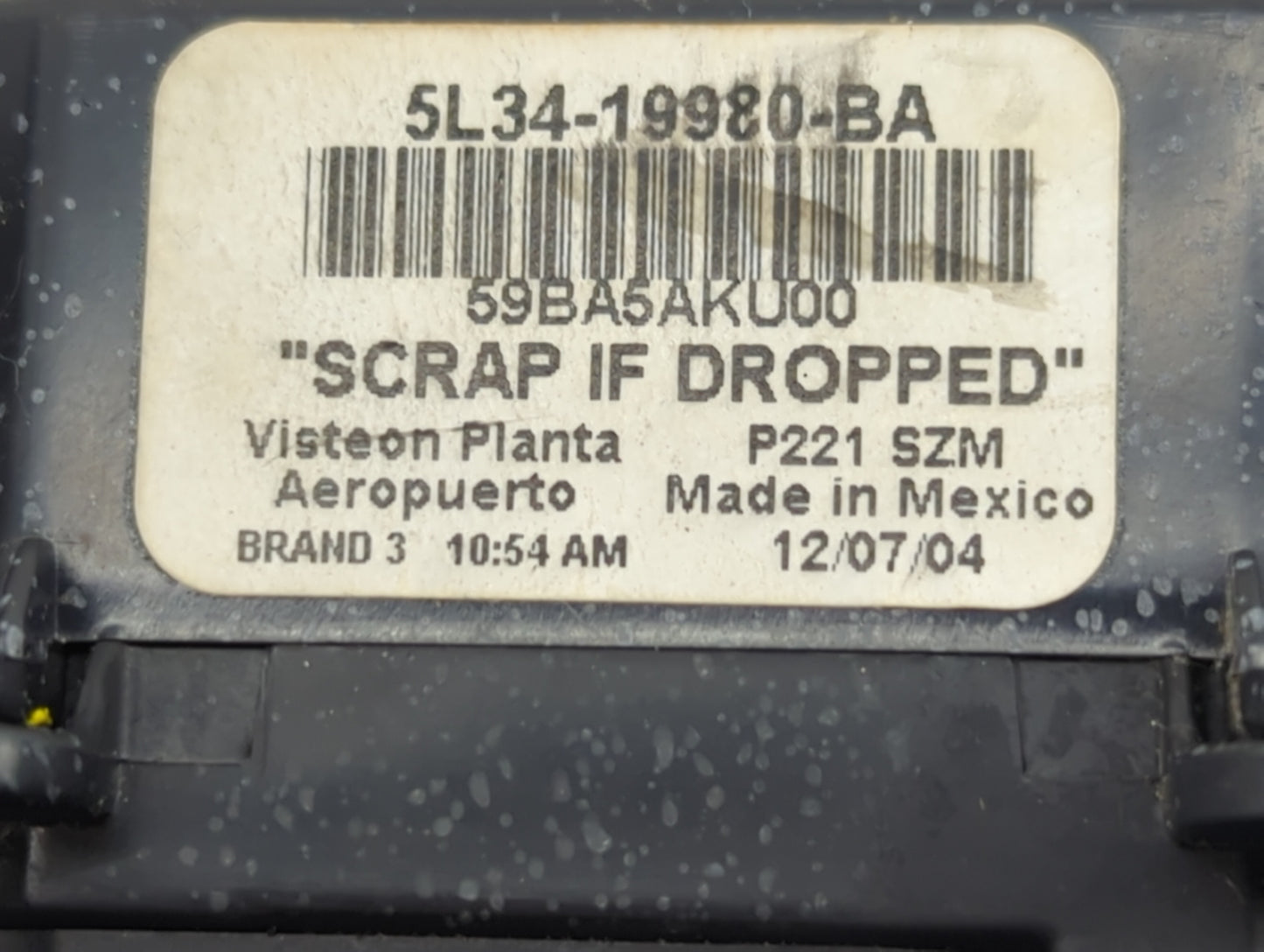 2004-2008 Ford F-150 Climate Control Module Temperature AC/Heater Replacement Fits Fits 2004 2005 2006 2007 2008 OEM Used Au