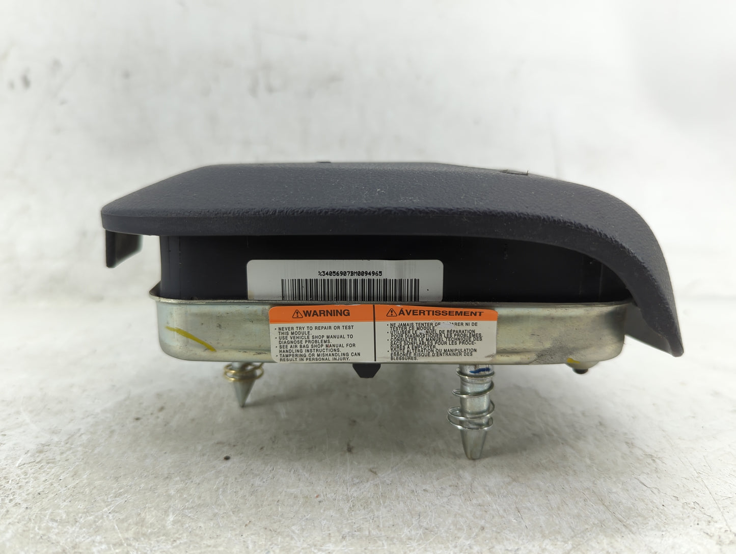 2011-2019 Ford Fiesta Air Bag Driver Left Steering Wheel Mounted Grey - Oemusedautoparts1.com
