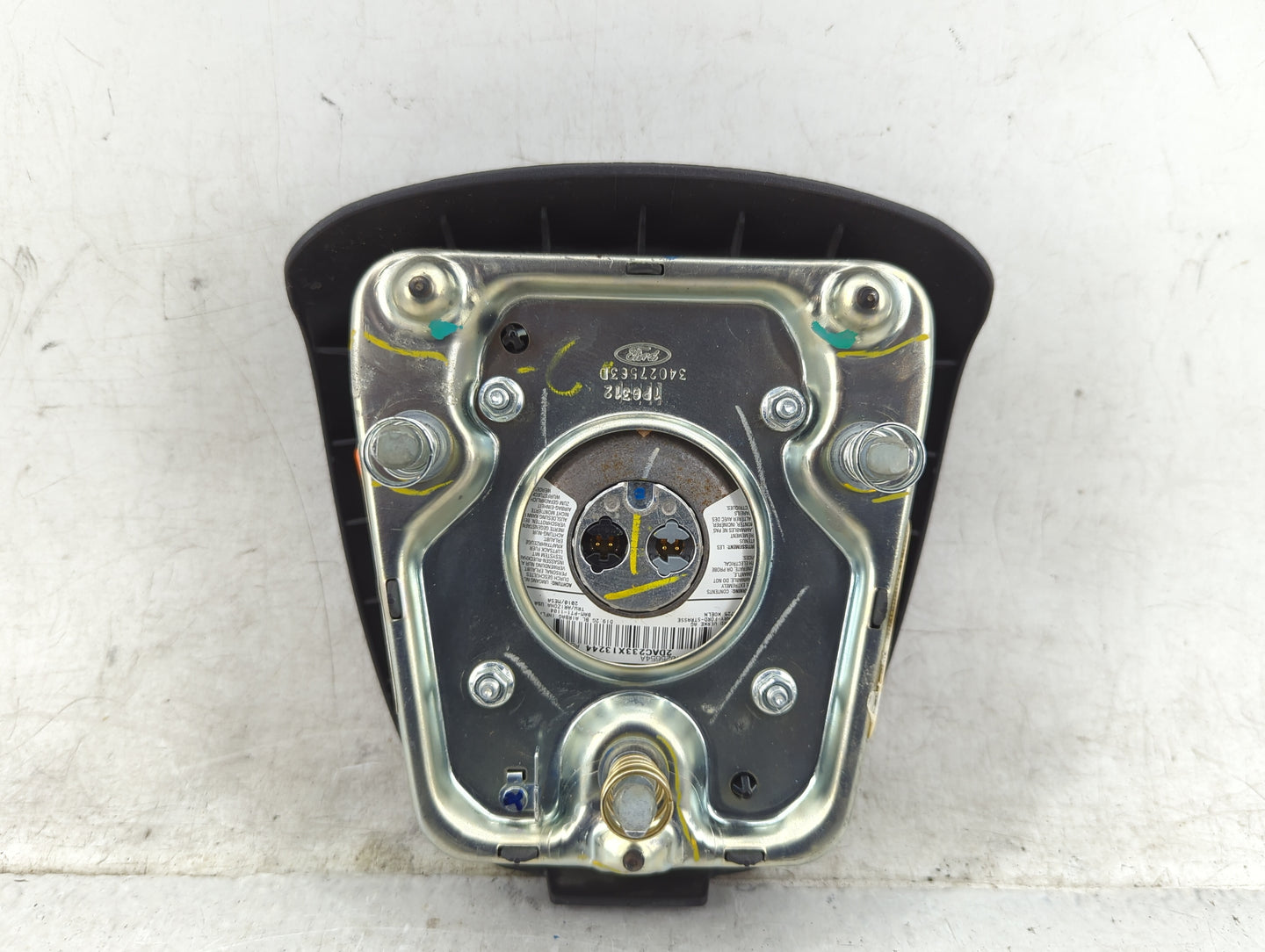 2011-2019 Ford Fiesta Air Bag Driver Left Steering Wheel Mounted Grey - Oemusedautoparts1.com